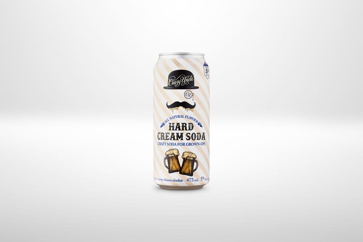 Crazy Uncle Hard Cream Soda for Grown-Ups (1 x 473 ml)