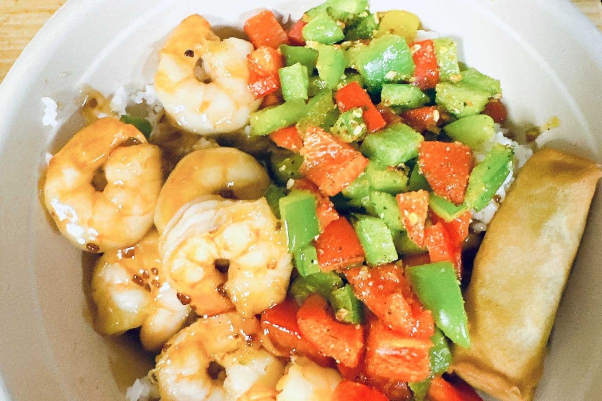 Honey Shrimp Bowl