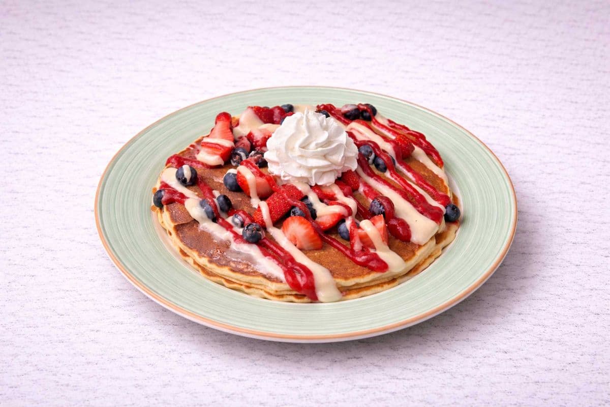 DOUBLE BERRY PANCAKES (Two Pancakes)
