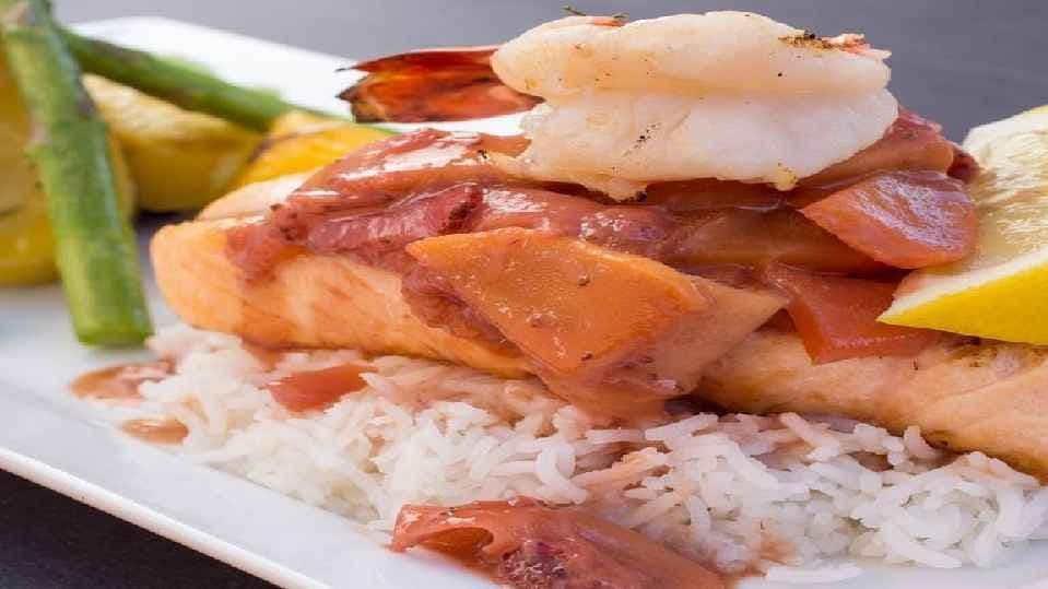 Atlantic Salmon and Shrimp