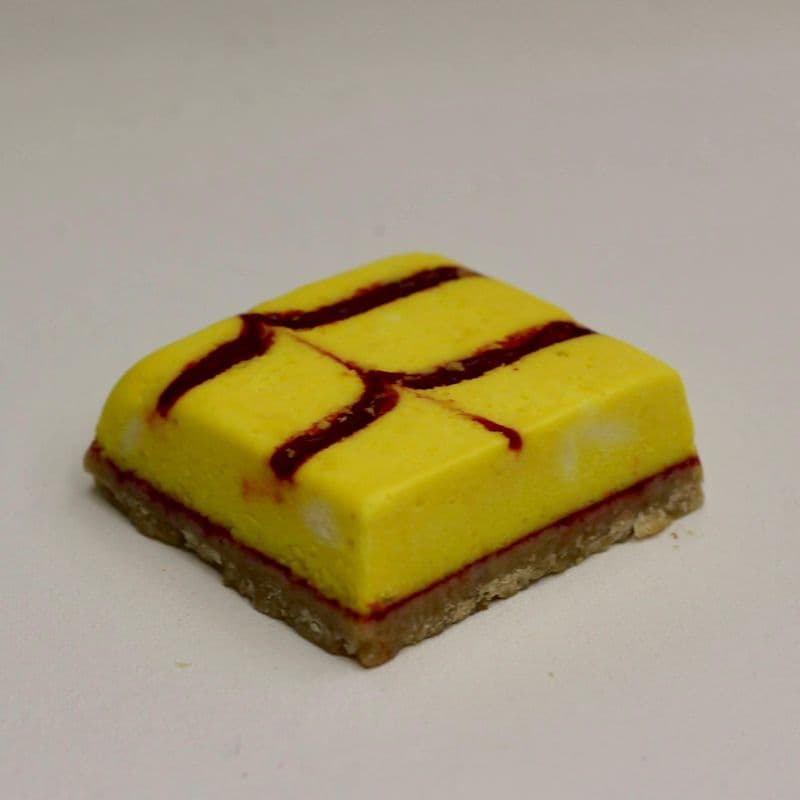 Lemon Raspberry Cheesecake Square