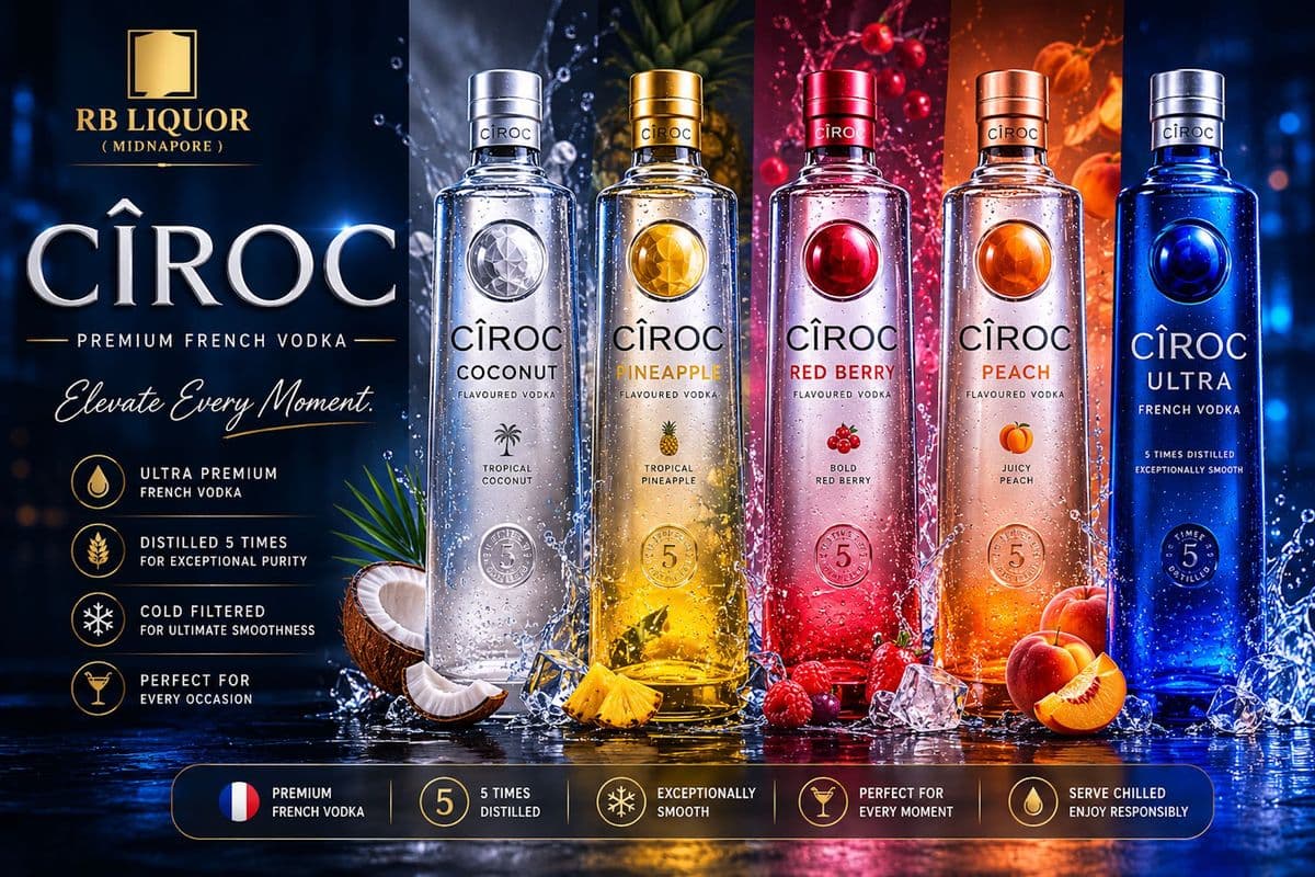 CIROC PEACH (750ML) 37.5% ABV (1 x 750 mL)