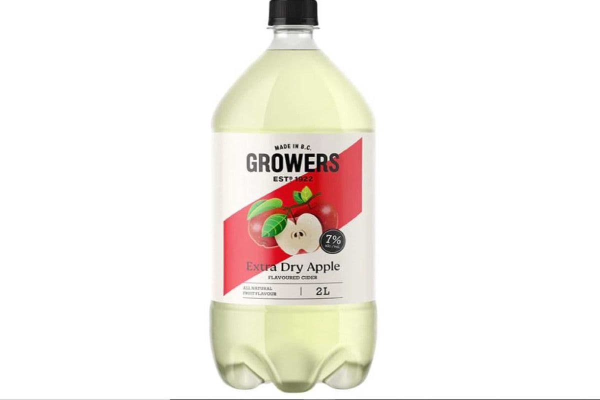 GROWERS EXTRA DRY APPLE (1 x 2 L)