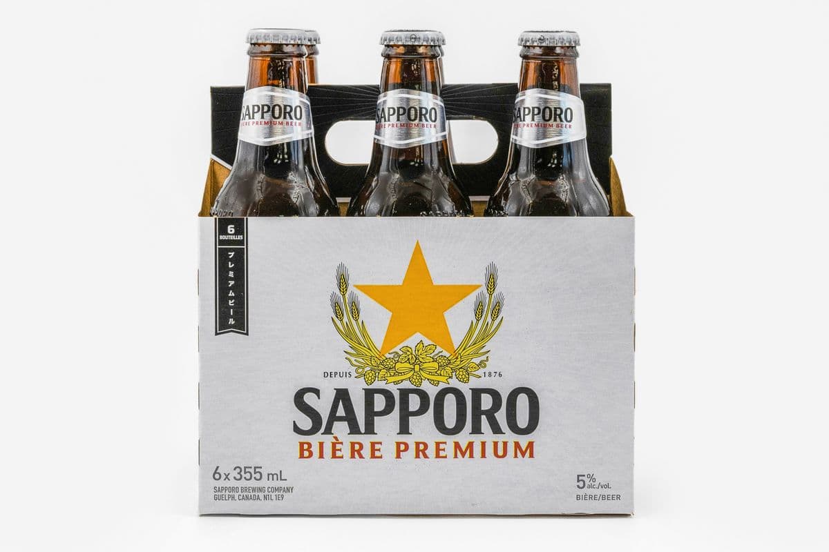 SAPPORO (6 BOTTLES) (1 x (6 X 355ML))