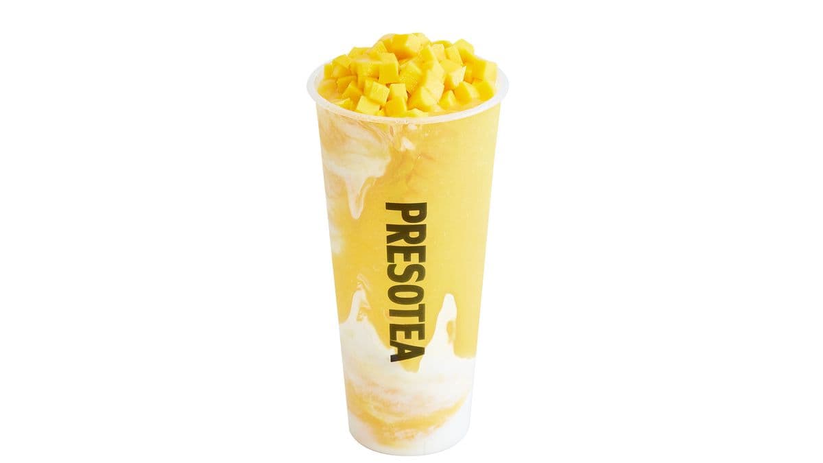 Mango Cheese Cloud / Frappé glacé mousse au fromage à mangue