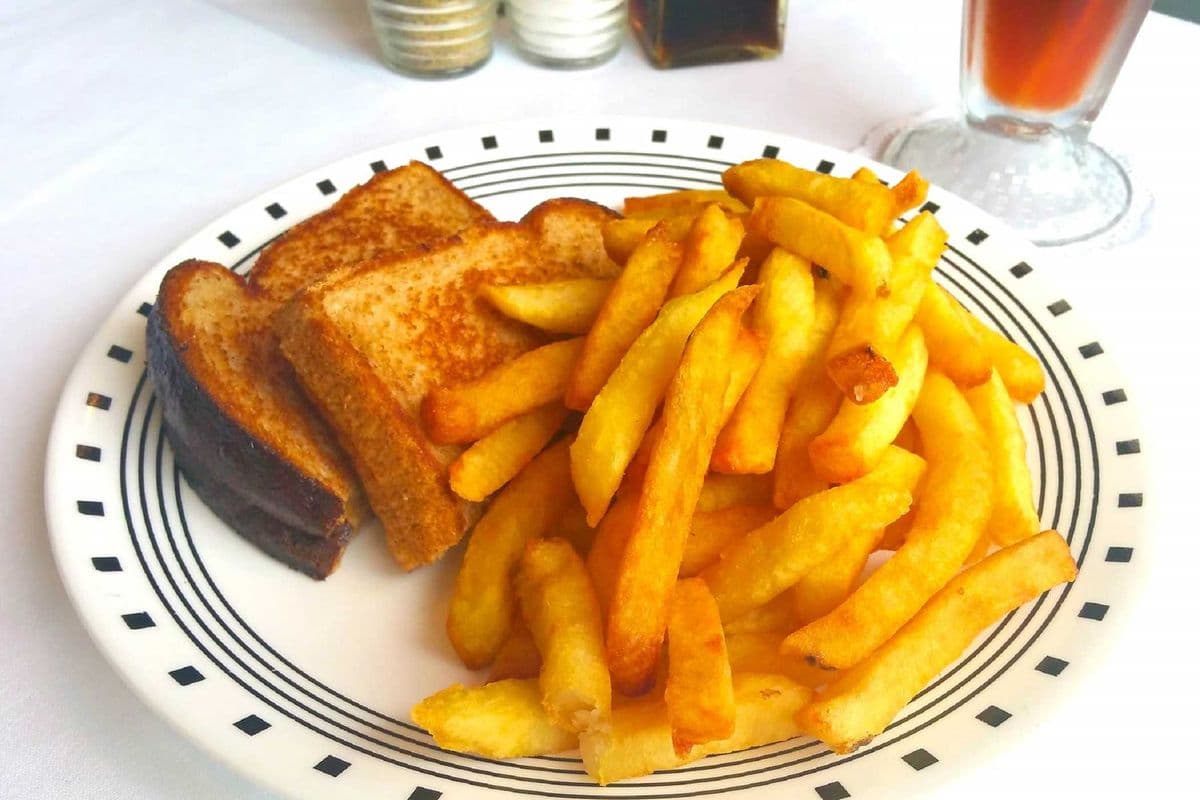 Double Decker Grilled Cheese Sandwich