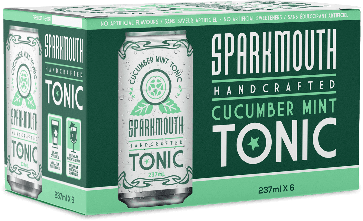 Sparkmouth Cucumber Mint Tonic (4 x 355ml)