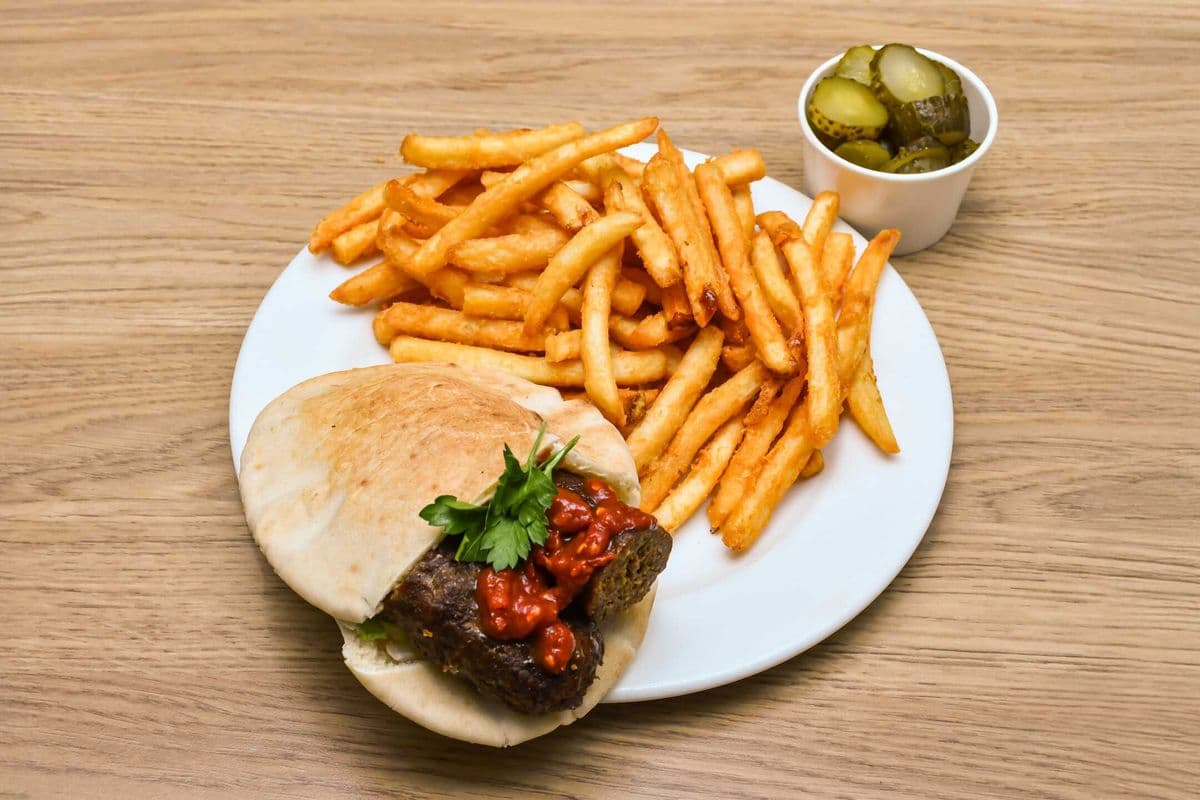 Lula Kebab Pita Sandwich Combo