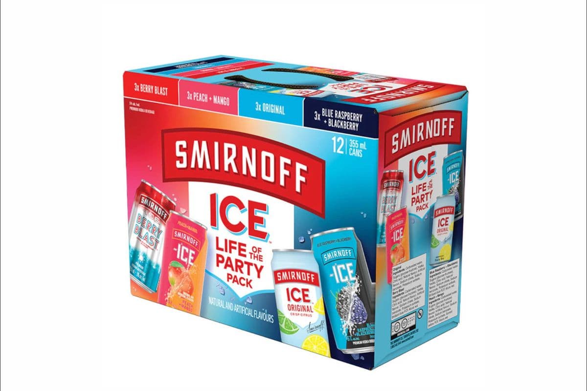 Smirnoff Ice Party Pack (12 Can Pack) (12 x 355ml)