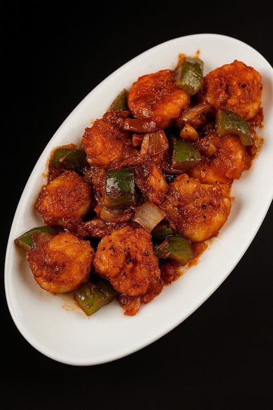 Chilli Prawn / Crevettes au Piment