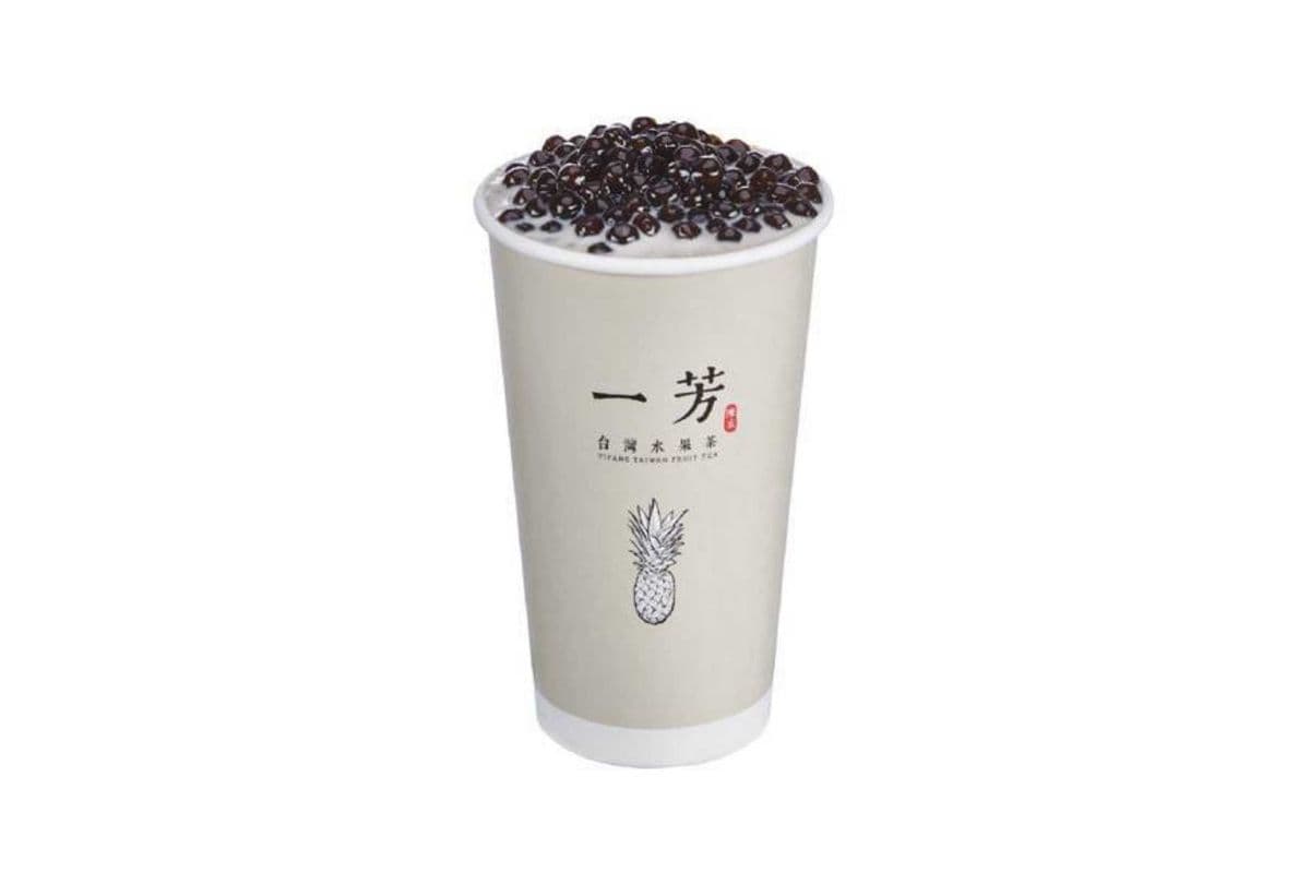 Pearl Ginger Black Tea Latte 薑汁粉圆鲜奶茶