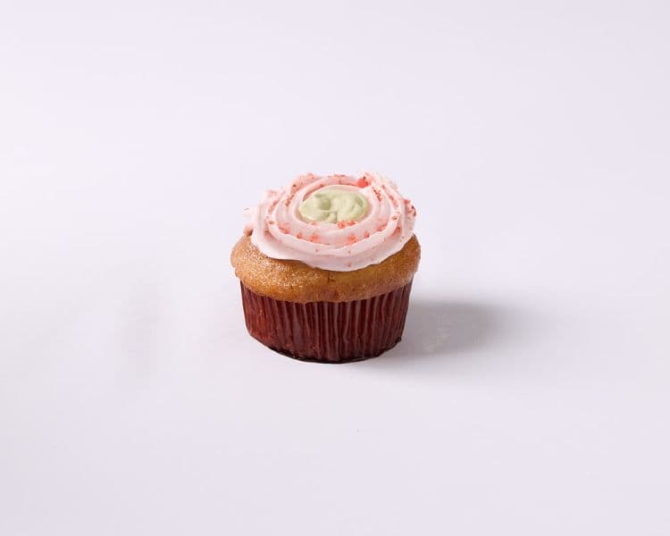 Strawberry Matcha Cupcake