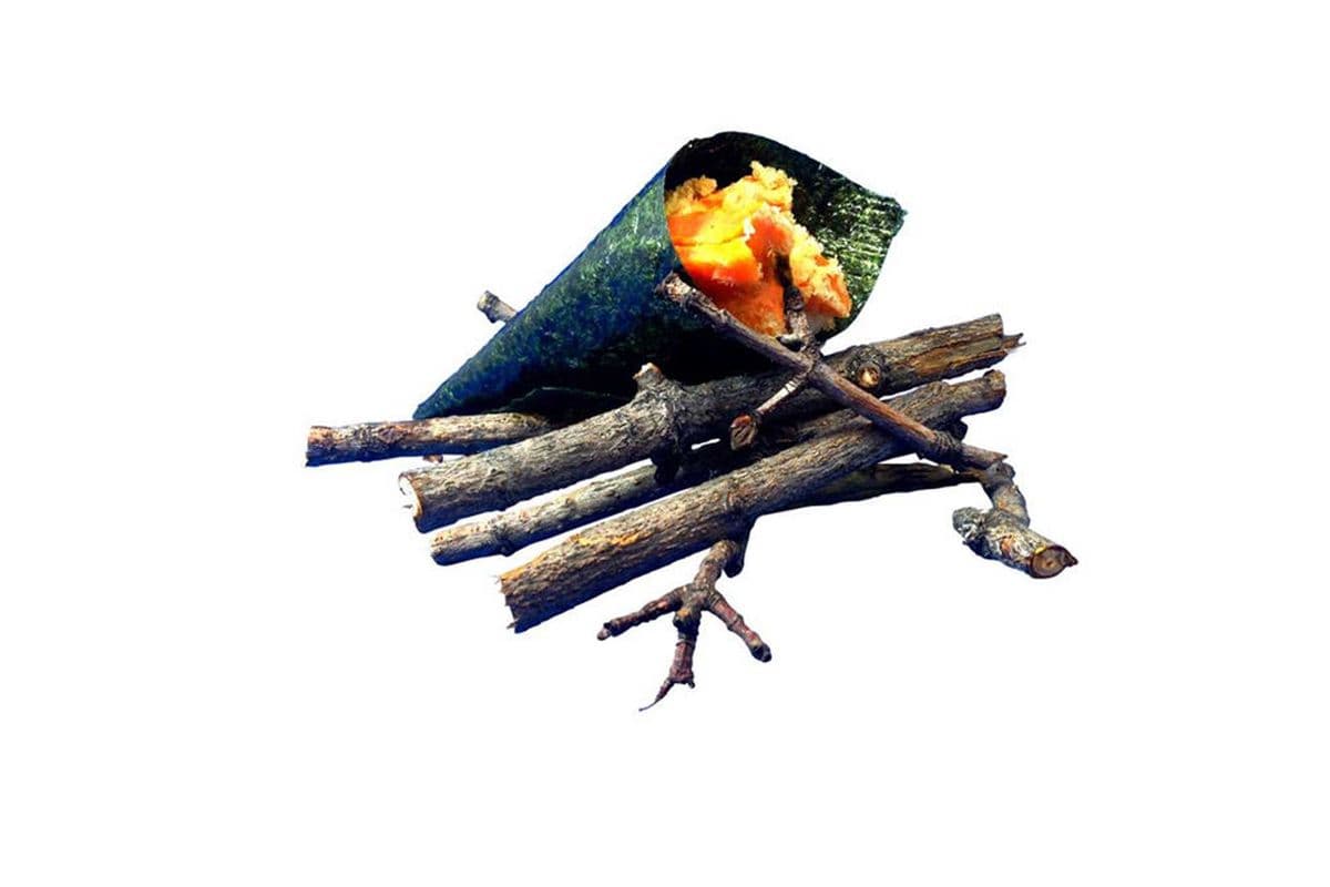 Crispy Spicy Yam Hand Roll