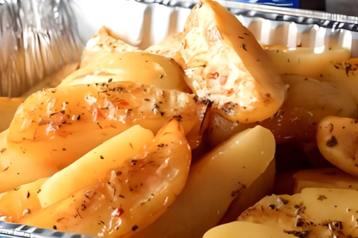 GREEK LEMON POTATOES