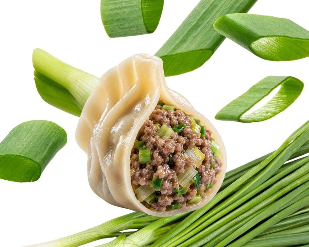 46. Lamb & Green Onion Dumpling / Agneau et Oignon vert Dumpling