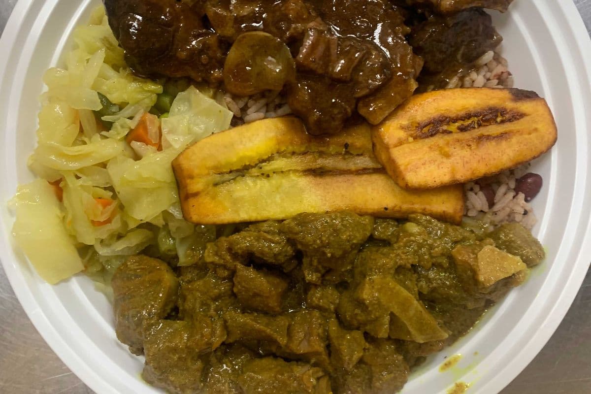 #20 Oxtail and Curry Goat (LG)