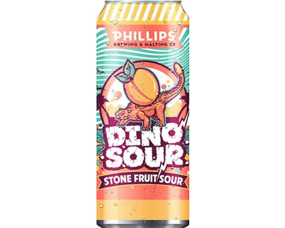 Dino Sour Stone Fruit Beer Can (1 x 473 ml)