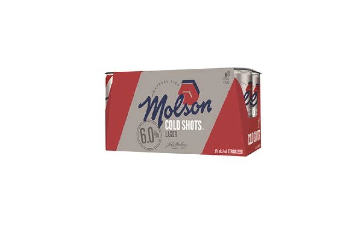 Molson Canadian Coldshots (8 Pack Cans) (8 x 222 ml Cans)