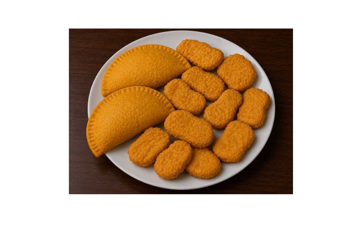 2 Chicken Patties and 12 Chicken Nuggets
