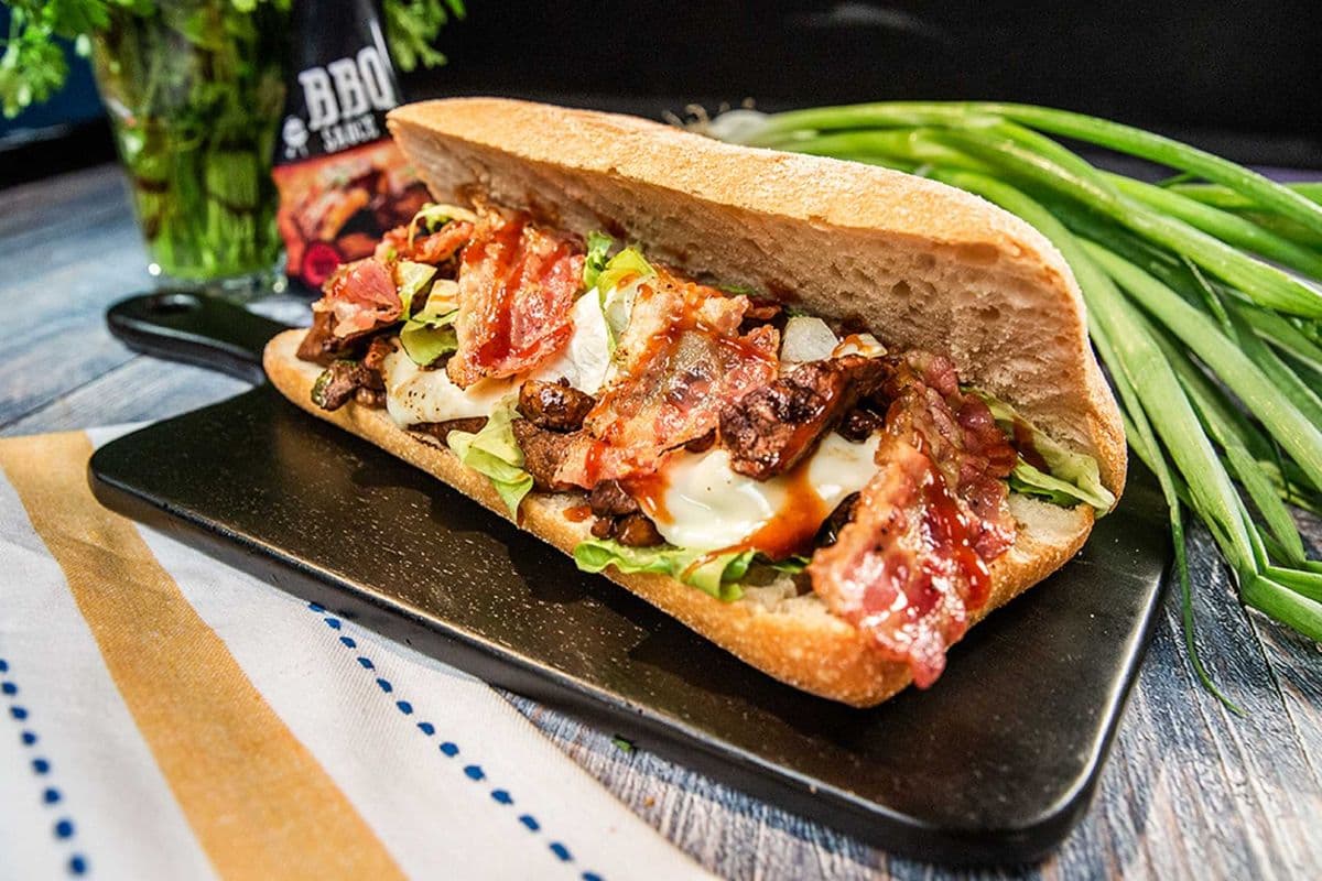BBQ Chicken Torta