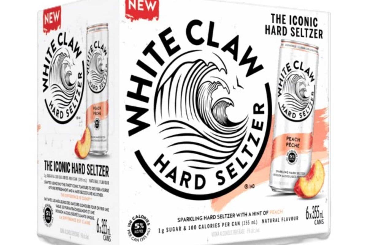 WHITE CLAW PEACH 6 PACK (6 x 355ml)