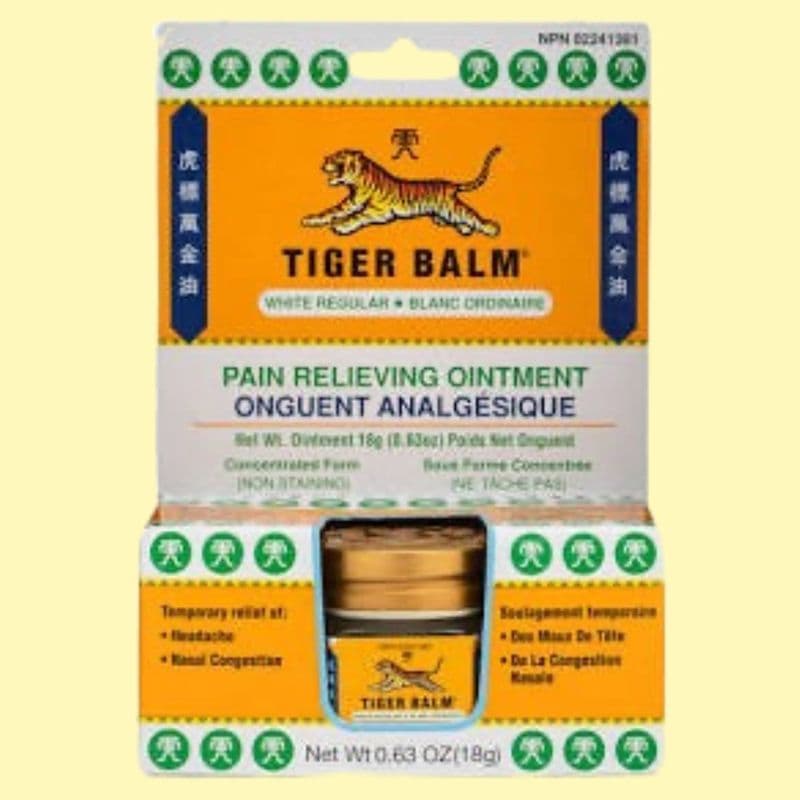 White Regular, Tiger Balm, 18G