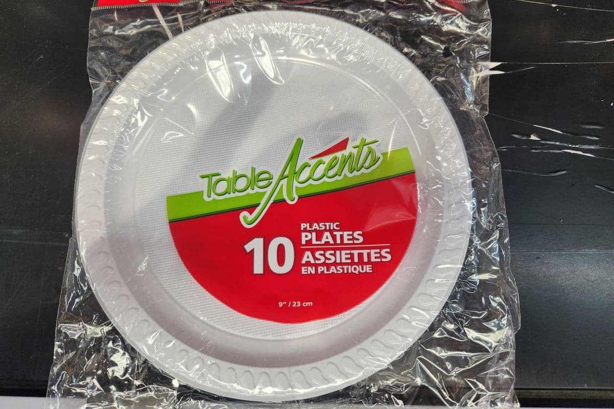 Plastic Plates x 10, Assiettes en Plastic x 10