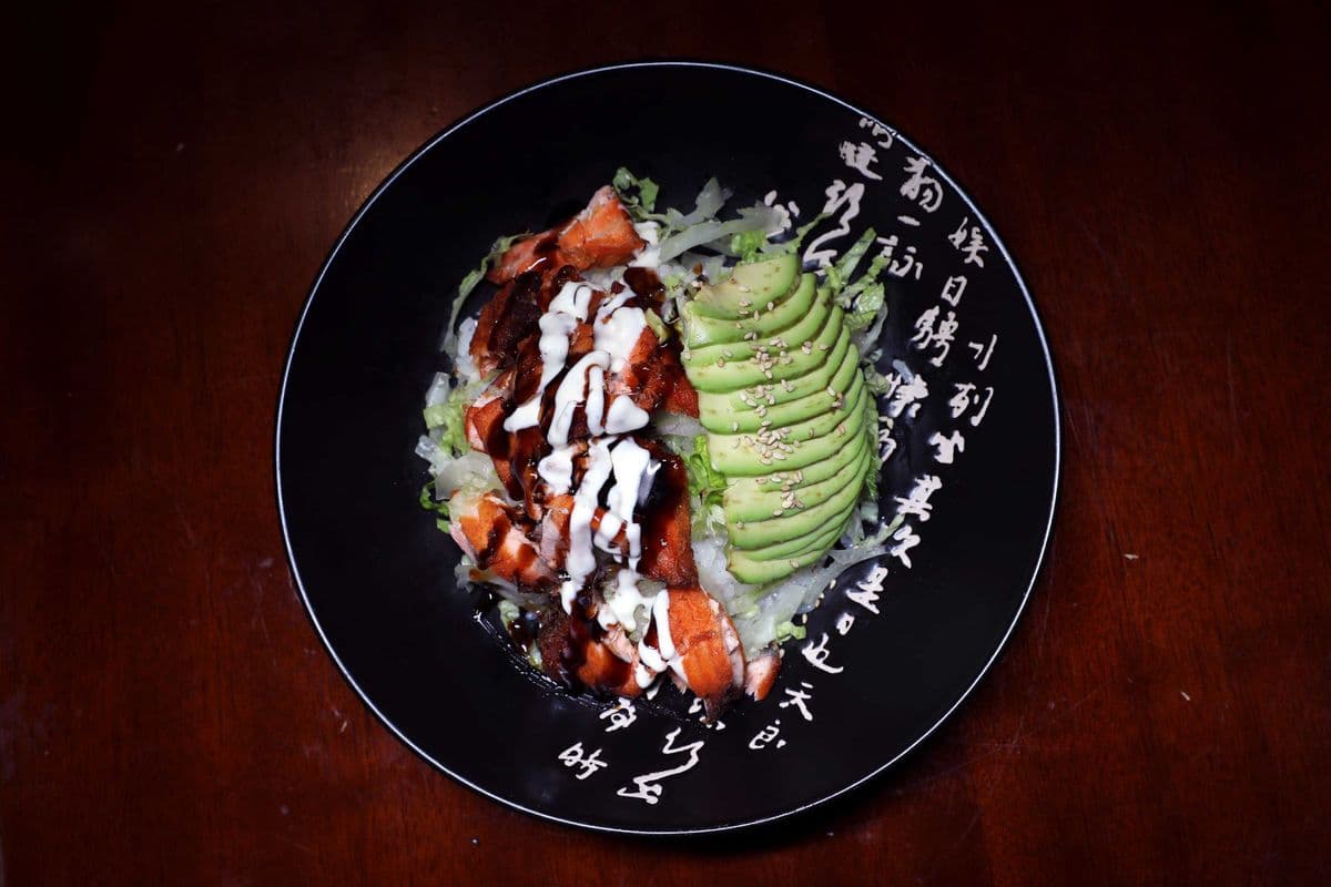 BBQ Salmon Donburi