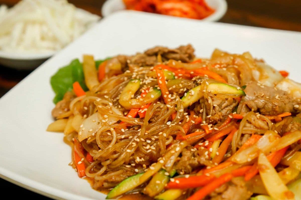 Chive Glass Noodle Japchae