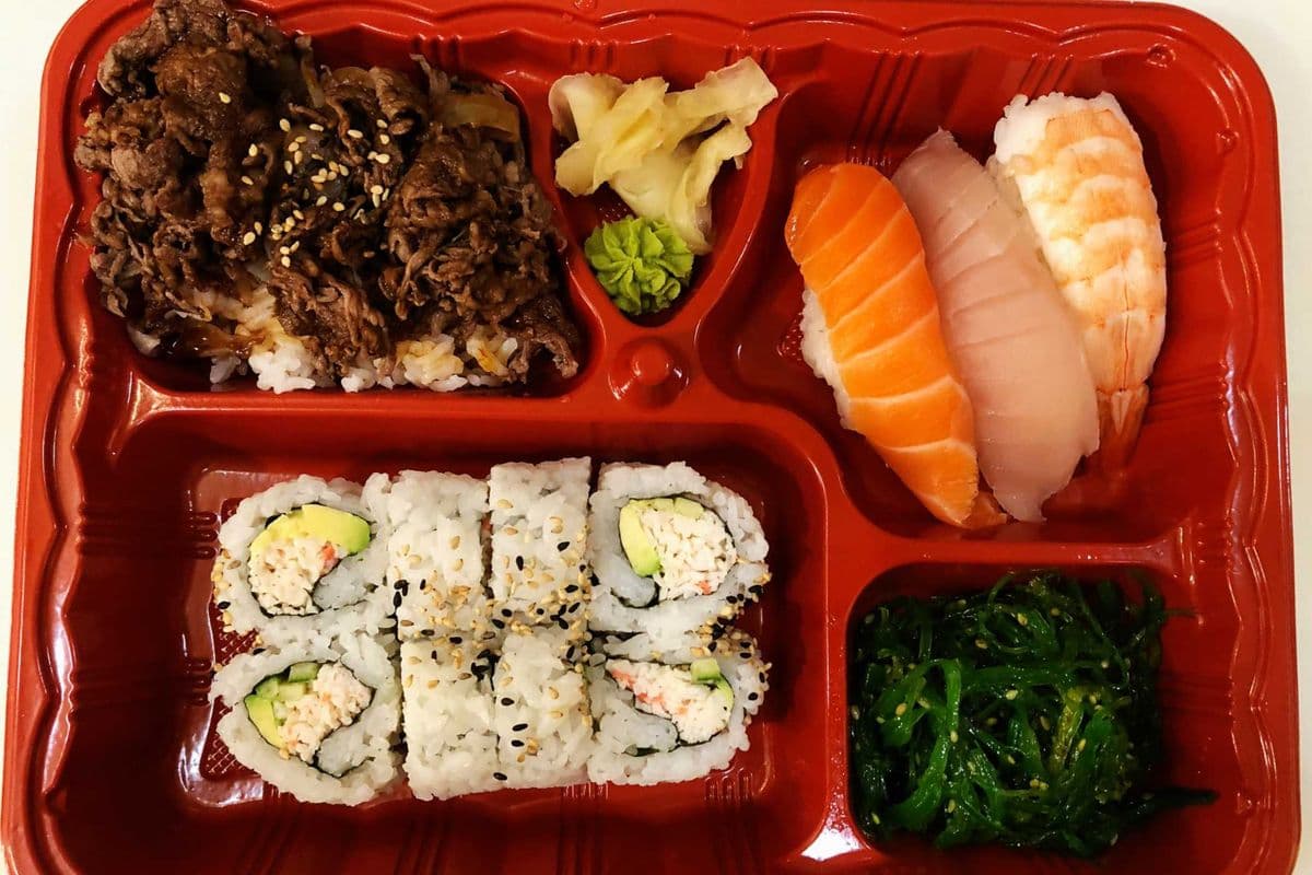 Beef Sushi Bento