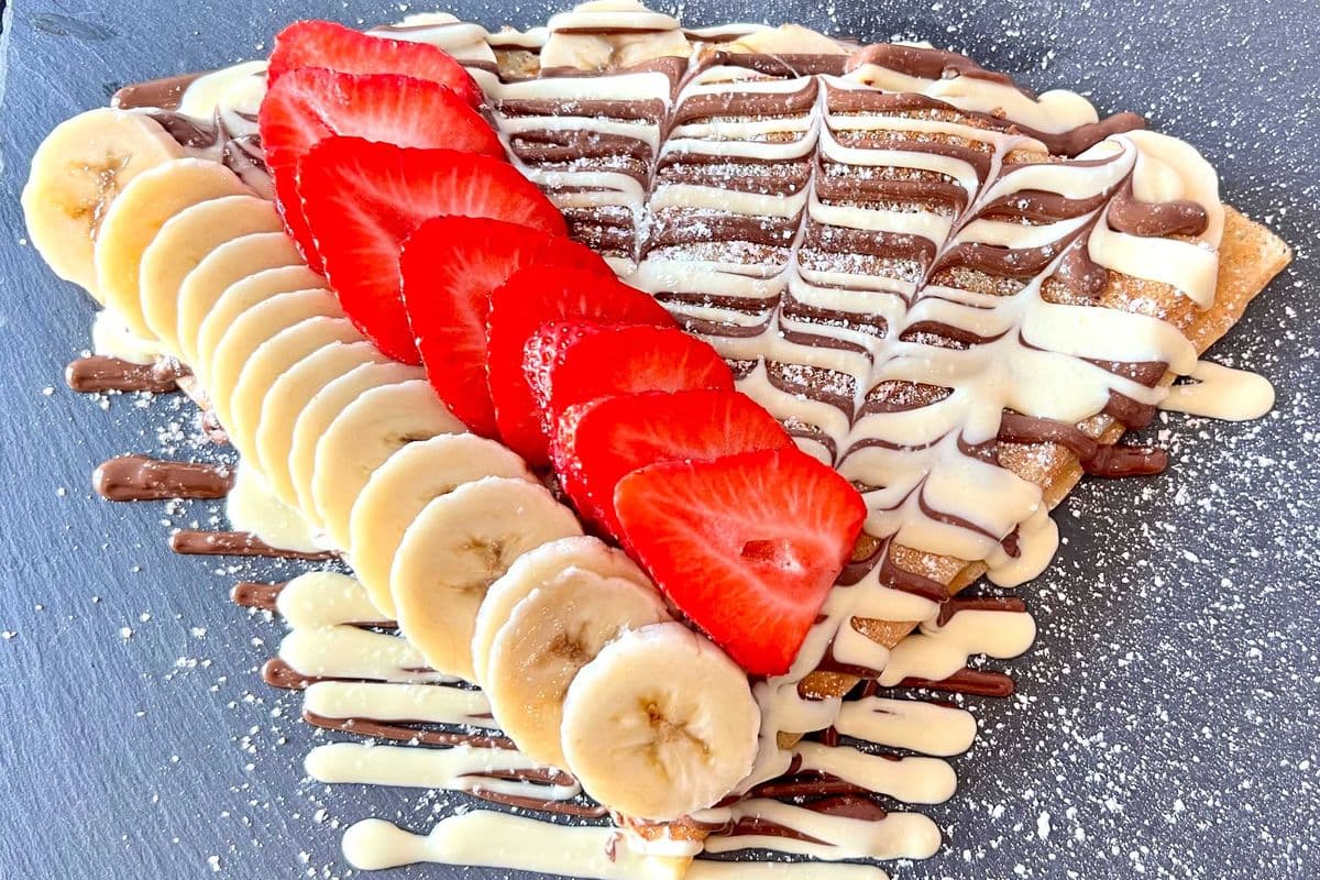 Crêpe Nutella fraise & banane
