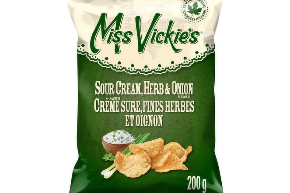 Miss Vickies - Crème Sure, Fines Herbes et Oignon / Sour Cream, Herb & Onion (200 g)