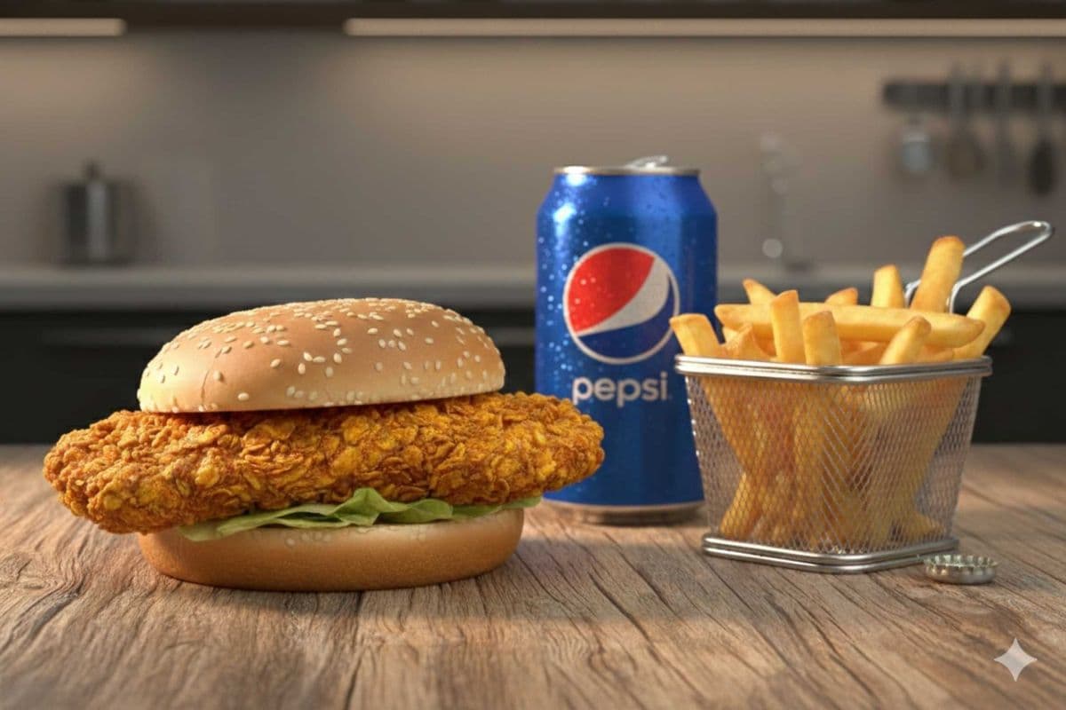 Doritos Chicken Burger - Meal