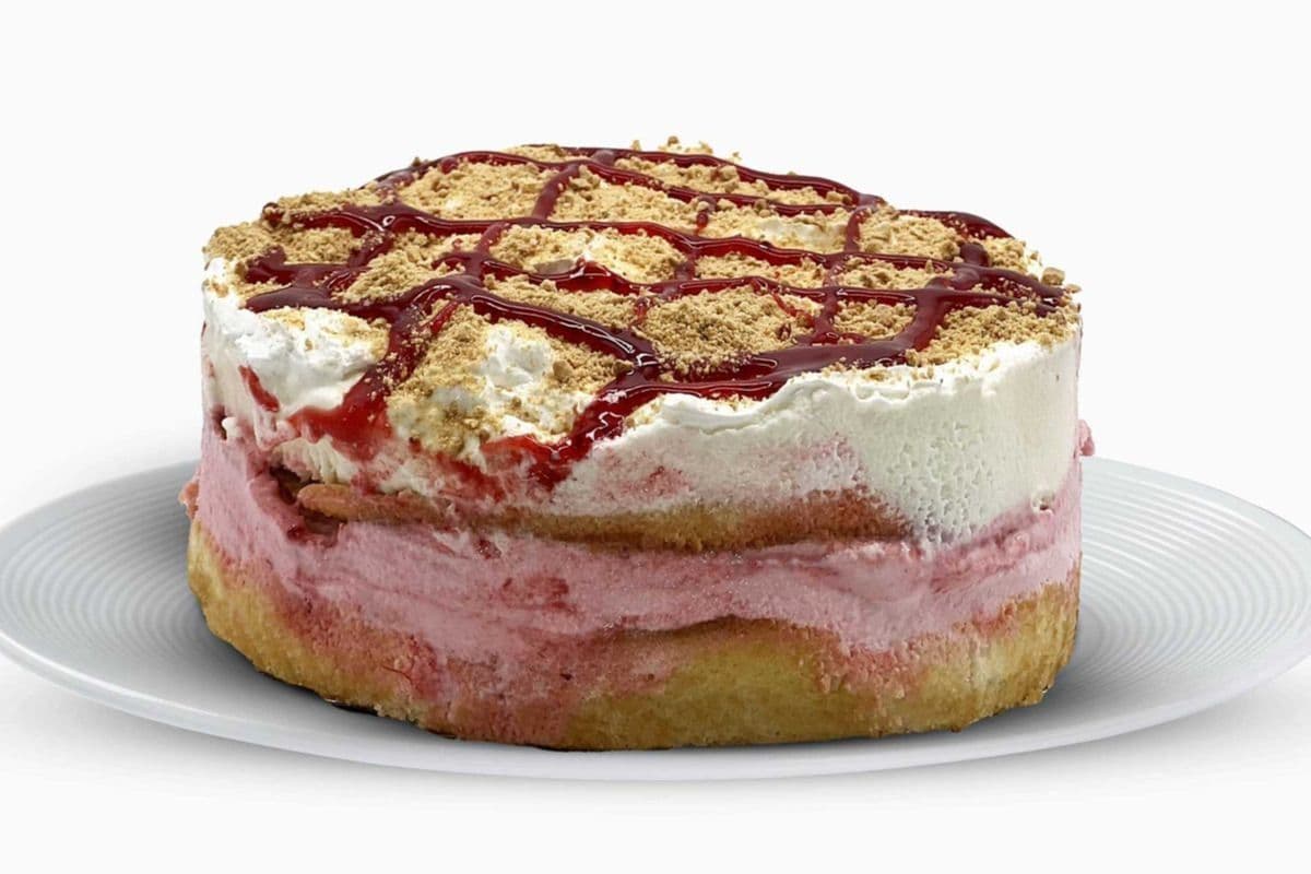 Strawberry Shortcake Ice Cream Cake