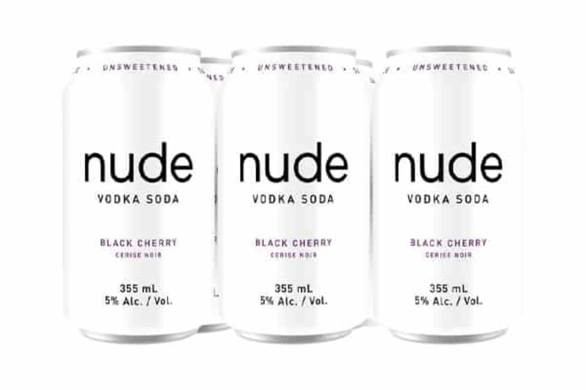 Nude Vodka Black Cherry (6 x 355 ml Cans)