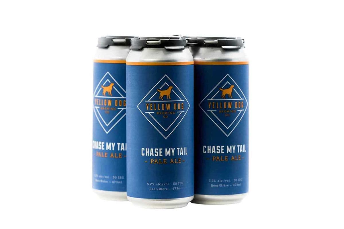 Yellow Dog - Chase My Tail Pale Ale (4 Pack) (4 x 473 ml Cans)