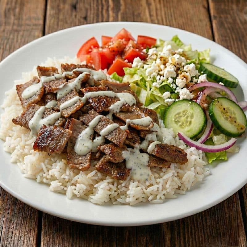 Special Turkish Beef Doner Plate