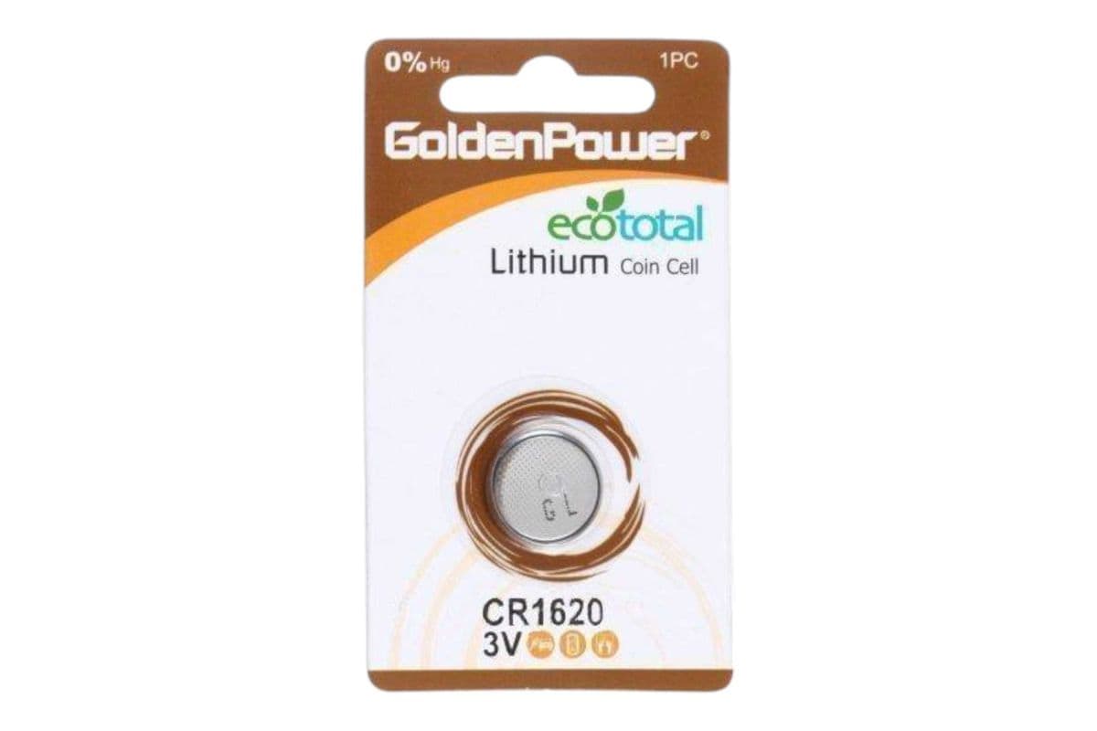 Golden Power Lithium Coin Cell CR1620 3V