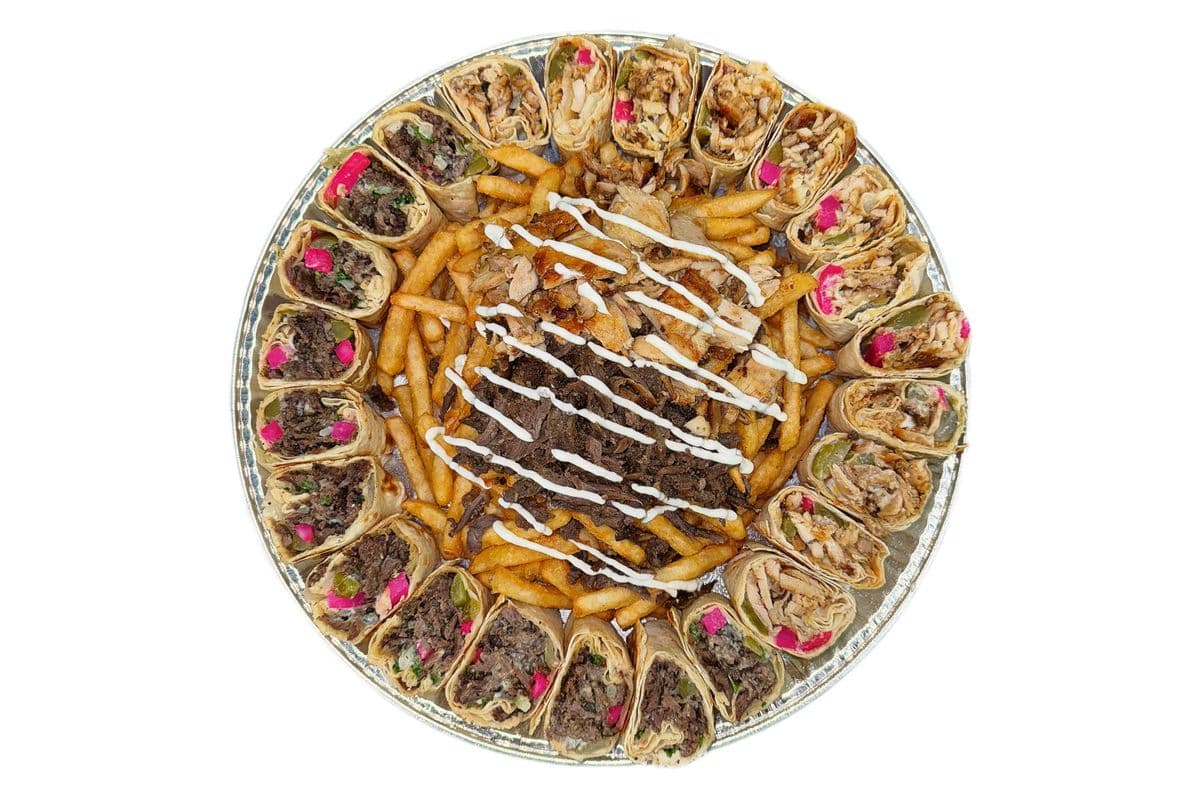 Mixed Shawarma Wrap Tray