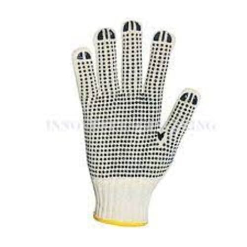 Gants de travail tricotés à pois Large 1 Paire/ Working Dotted Knitted Gloves 1 Pair Large