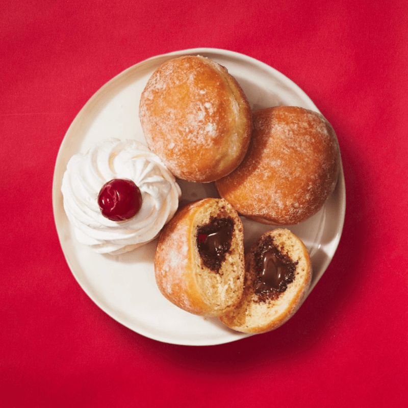 Beignes Choco-noisette / Hazelnut chocolate Donuts