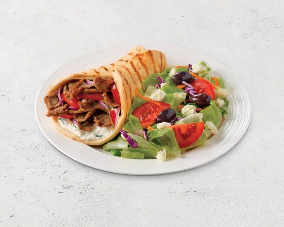 Gyros Pita with Salad 