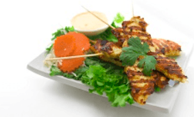 Satay Chicken (4 pcs)