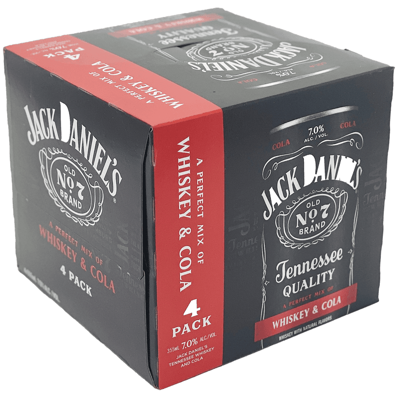 Jack and Cola (4 Cans)