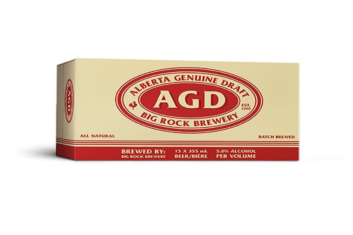 710707. Alberta Genuine Draft (15 Cans) (1 x 355ml cans)