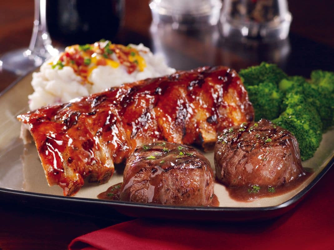 Filet Medallions and Back Rib Combo