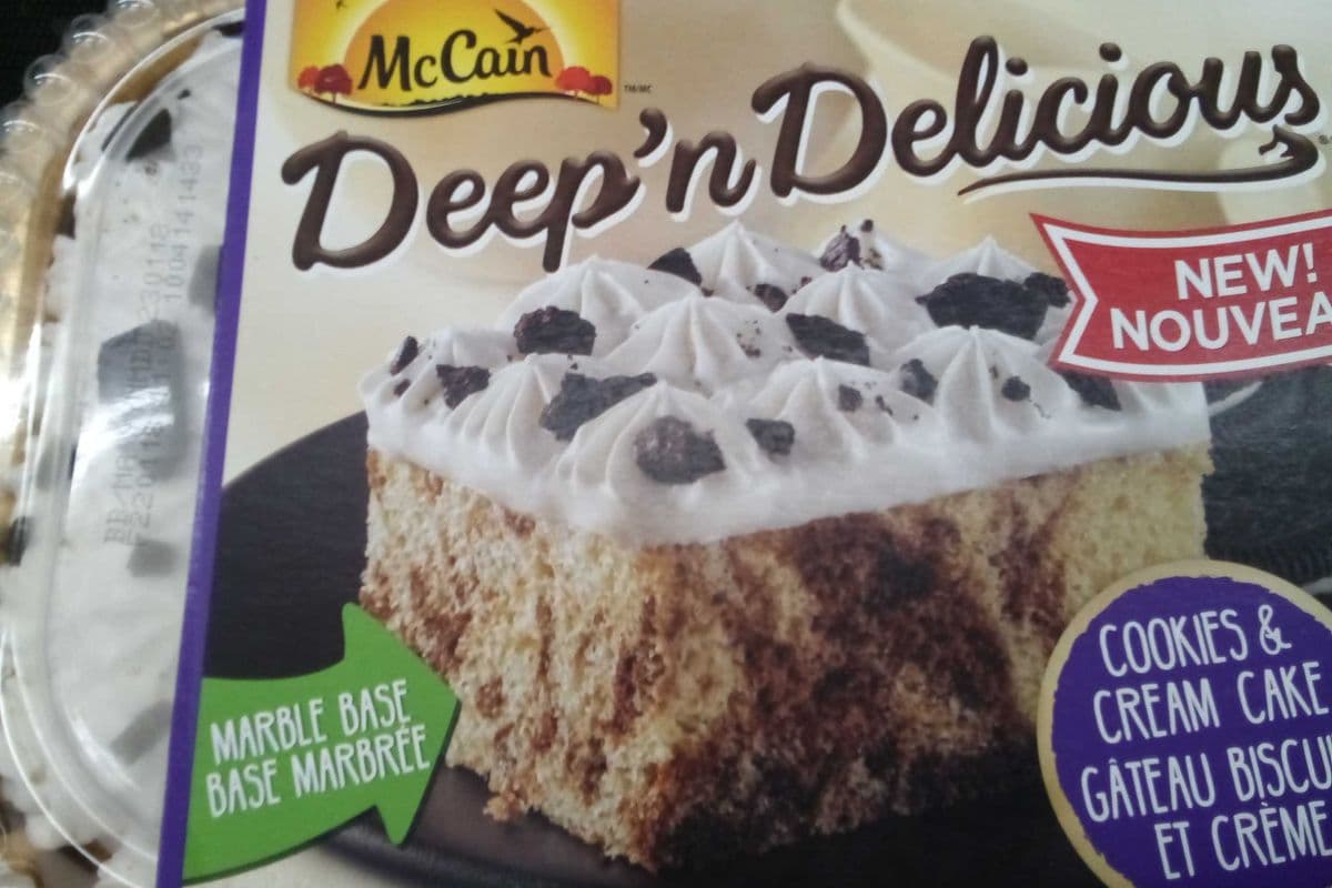 McCain deep n delicious cookies and cream cake 510 g