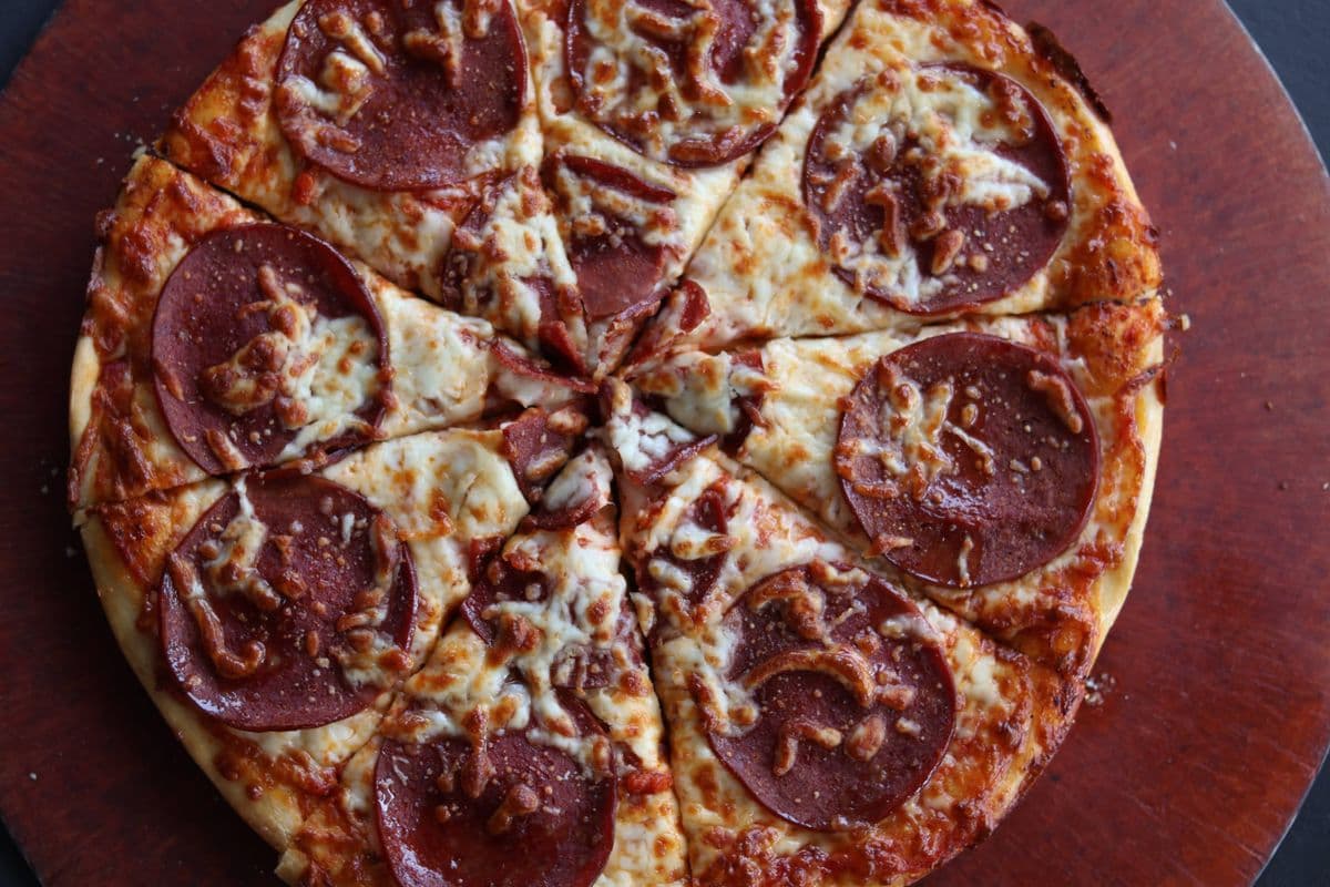 Beef Pepperoni Pizza