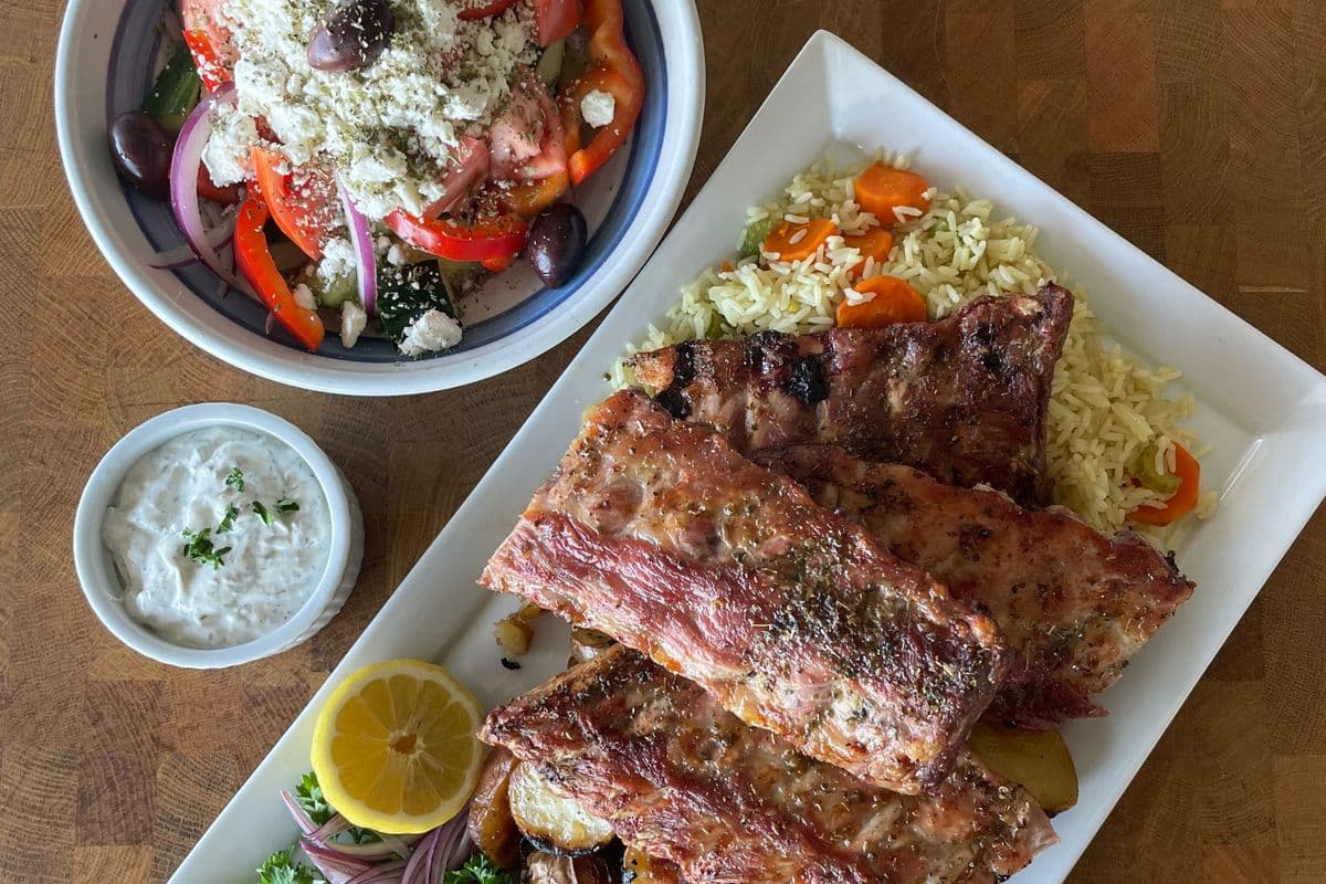 Lemon Oregano Ribs Family Meal