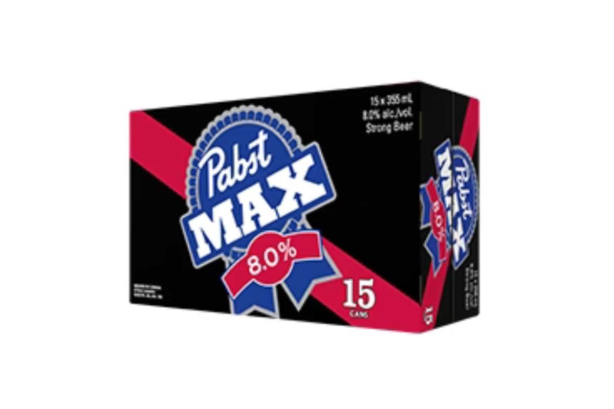 Pabst Blue Ribbon Max 8% (15 x 355ml)
